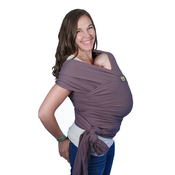 Nosač za bebe / šal Boba Wrap Organic - tamno siva