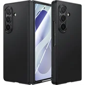 GS Trdi ovitek za Samsung Galaxy Z Fold 8 Ultra s steklom za zunanji zaslon, črn