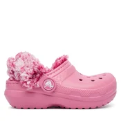 Natikači Crocs Classic Fleece Lined Clog T 212857 Roza