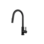 LUISINA kuhinjska armatura RC045DO079, inox massiv - PVD mat črna