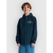 Quiksilver Rain Cloud Hooded Coach Kids Jacket dark navy