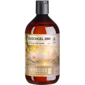 Benecos 2u1 gel za tuširanje s bio mangom i bio vanilijom - Summer Edition - 500 ml