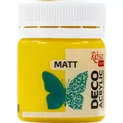 Akril za dekoracije, MATT, 20 ml, ROSA TALENT - Rumena (03)