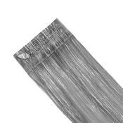 SEISETA Prirodna kosa za nado gadnju, Keratin, 50/55cm, 1006 Silver, 25 pramenova