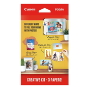 CANON Papir Pixma Creative Kit (MG101 4x6, RP-10 4x6, PP201 4x6) 15.24 x 10.16 cm 60/1