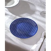 Madame Coco Tanjir za desert Reve Bleu, 19 cm, Plavo-beli