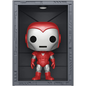 DISNEY Marvel Iron Man Hall of Armor Iron Man Model 8 Silver Centurion Iron Man Deluxe Pop! Vinyl Figure - Previews Exclusive, (20499667)