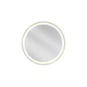 Mexen Esso kopalno kopalno luč, okroglo 80 cm, LED 6000K, proti megli, zlati okvir - 9825-080-080-611-50