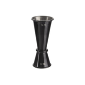Orion Dvostrana celicna mjerna caša za barmene CRNA 20/40 ml