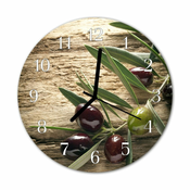 tulup.si Steklena okrogla ura Olive fi 30 cm