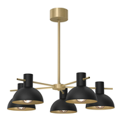 Luster na šipci ESTATE MINI 5xE27/15W/230V crna