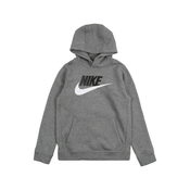 Nike Sportswear Sweater majica CLUB, siva / crna