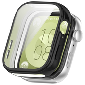 TPU gel ovitek z zaščito zaslona za Huawei Watch Fit 3 - črn
