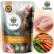 TUA mokra pasja hrana s puranom - 500g