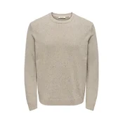 Only & Sons Pulover ONSMICHAEL greige