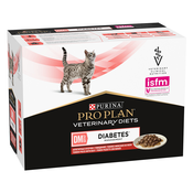 Purina Pro Plan Veterinary Diets Feline DM ST/OX-Diabetes Management govedina - Varčno pakiranje: 20 x 85 g