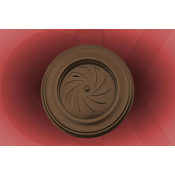 Štucna fi 118mm rebrasta braon plastificirana-hv lim ( 9768 )