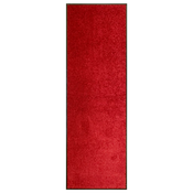 Vidaxl Pralni predpražnik rdeč 60x180 cm