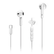 Genius Slušalke HS-M366 White/ White/ USB-C/ 360° vrtljiva sponka