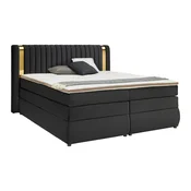 Boxspring Krevet Minola Gold 160/200 cm , crna