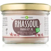 Purity Vision Rhassoul Maroška glina za pripravo mask za obraz pilingov mil in šamponov 200 g