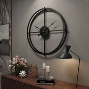 Dizajnerska stenska ura LUX Black 60cm
