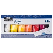 Set akrilnih barv ARTIST Paint 12 x 75 ml