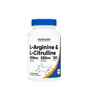 Nutricost – Kompleks L-arginin L-citrulin, kapsule 120