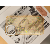 Ovitek bleščice Glam Glimmer za Apple iPhone 14, Teracell, oranžna