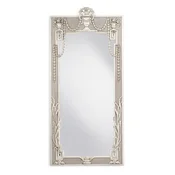 Casa Padrino luxury baroque mirror gray/cream white - Magnificent Baroque style wall mirror - Italian luxury furniture in baroque style - Magnificent baroque furniture - Made in Italy