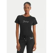 Juicy Couture Majica Baby JCWCT126317 Črna Slim Fit