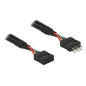 Delock USB 2.0 produžni kabel za pin konektor, 10-pin muški/ženski, 50 cm