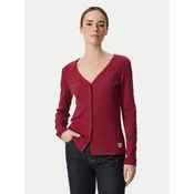 Calvin Klein Jeans Bluza LV047G207G Bordo rdeča Regular Fit