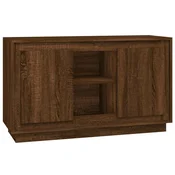 Vidaxl Komoda rjav hrast 102x35x60 cm inženirski les