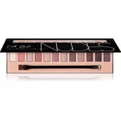 L.A. Girl Cosmetics Beauty Brick Collection paleta senčil za oči odtenek Nudes 12 g