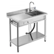 VEVOR Utility umivalnik SS100-4 1000x500x940 mm za shranjevanje