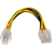 Podaljševalni kabel za napajanje matične plošče EPS 8-pinski P4 4-pinski Akyga AK-CA-10, 15 cm