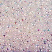 PLAYBOX Prozorne opalne biserne perle za DIY nakit O5mm in O8mm 1000 kosov