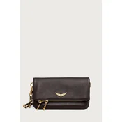 Zadig&Voltaire crossbody torbica ženska usnjena ROCK NANO GRAINED LEATHER