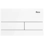 Tlačni gumb za WC predstensko enoto K011A-Q Rea T White Glass