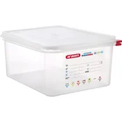 ARAVEN Gastronorm posoda s pokrovom GN 1/2, PP, globina: 150 mm, prostornina: 10 L, hermetična