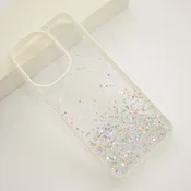 Maska Frame Glitter za Xiaomi Redmi 13C 4G/ Poco C65 4G, Bela