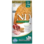 N&D Hrana za pse Ancestral Grain Medium&Maxi Chicken&Pomegranate, 15kg