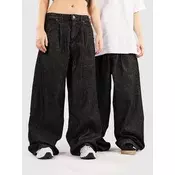 Urban Classics Pleated With Long Pocket Jeans black washed