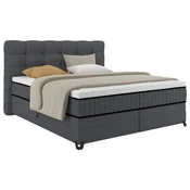 Premium Living Postelja Boxspring Carmen C, Antracit, 160x200