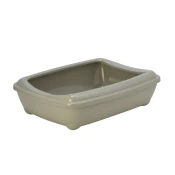 Moderna Toalet za macke sa ramom Arist-O-Tray + Rim Jumbo, Sivi