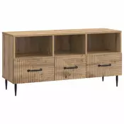 vidaXL TV omarica Artisan hrast 102 x 34,5 x 50 cm Inženirski les