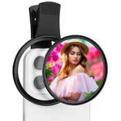 K&F 67mm Clip-on Black Mist 1/4 Phone Camera Lens Filter