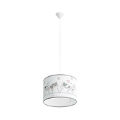 Sollux SL.1419 - Deciji luster na sajli CAT 1xE27/15W/230V, precnik 40 cm