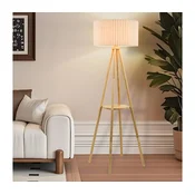 Brilagi - Stojeca lampa NORDIC WAVE 1xE27/15W/230V drvo/lan